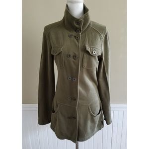 Prana Women Green Sweater Jacket Size S